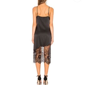CAMI NYC SELENA LACE SATIN SLIP DRESS NWT